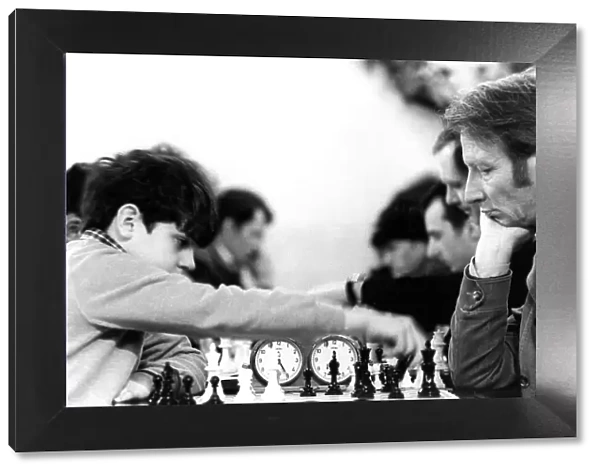 Schoolboy Tim Wall crowned his victory in a junior chess championship when he defeated a