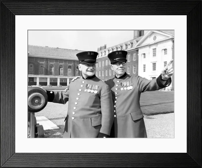 Framed Print : Chelsea Pensioners Stanley Bainbridge from Stockton-on-Tees