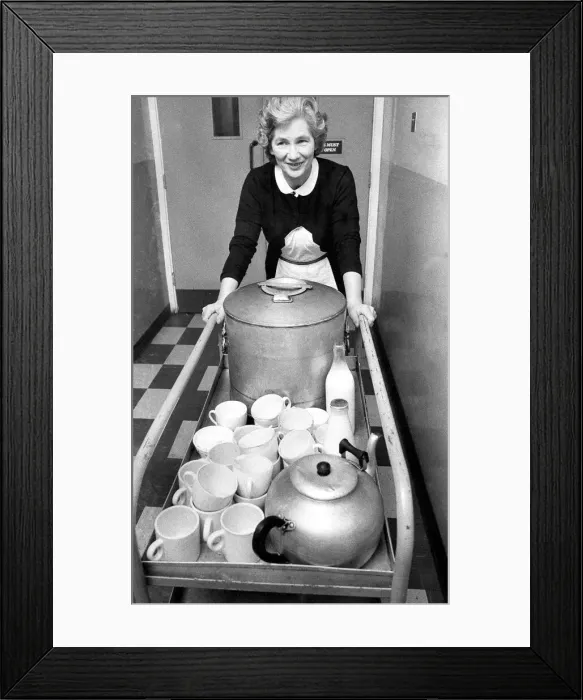Framed Print : A possible victim of the office revolution in the 1970s