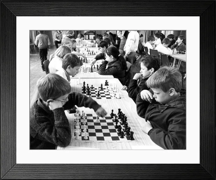 Framed Print : The Northumberland Junior Chess Championships at George Stephenson School Framed Print : The Northumberland Junior Chess Championships at George Stephenson School
