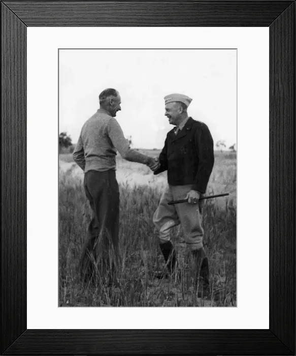 Framed Print : General Eisenhower, Commander in chief of the Allied armies in North Africa Framed Print : General Eisenhower, Commander in chief of the Allied armies in North Africa