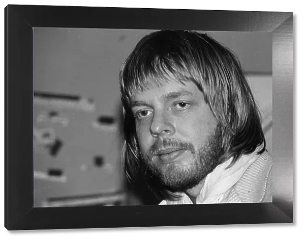 Rick Wakeman seen here in the recording studio May 1982 82 2864