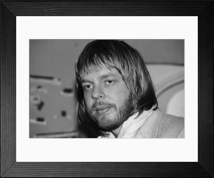 Framed Print : Rick Wakeman seen here in the recording studio May 1982 82 2864 Framed Print : Rick Wakeman seen here in the recording studio May 1982 82 2864