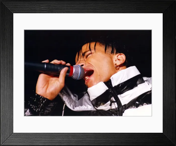 Framed Print : Peter Andre during his concert at the Newcastle City Hall. March 1997