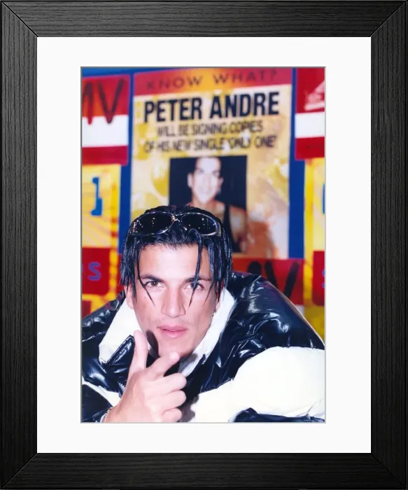 Framed Print : Peter Andre at Newcastles HMV store prior to his concert at the Newcastle City Hall Framed Print : Peter Andre at Newcastles HMV store prior to his concert at the Newcastle City Hall