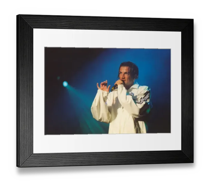 Framed Print : Peter Andre during his concert at the Newcastle City Hall. March 1997 Framed Print : Peter Andre during his concert at the Newcastle City Hall. March 1997