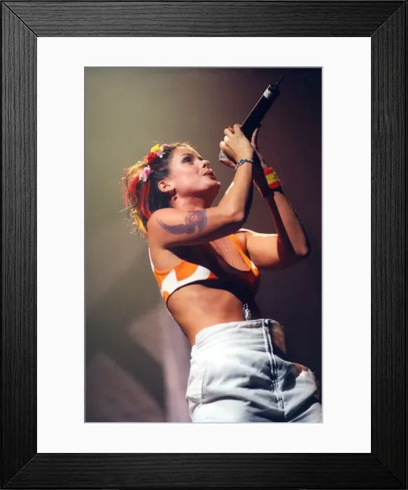Framed Print : Pop group Aqua in concert at the Newcastle Arena. November 1997 Framed Print : Pop group Aqua in concert at the Newcastle Arena. November 1997