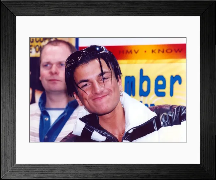 Framed Print : Peter Andre at Newcastles HMV store prior to his concert at the Newcastle City Hall Framed Print : Peter Andre at Newcastles HMV store prior to his concert at the Newcastle City Hall