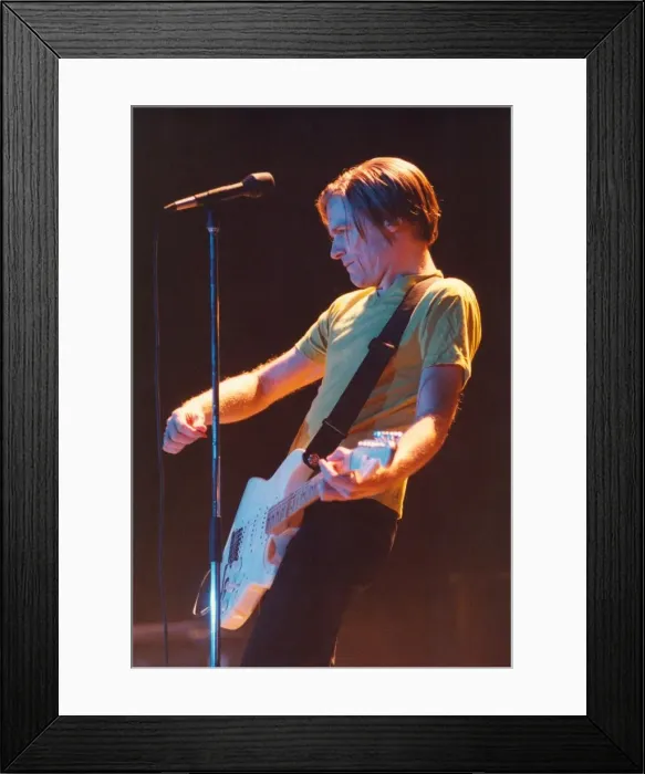 Framed Print : Bryan Adams in concert at the Newcastle Arena in April 1997 Framed Print : Bryan Adams in concert at the Newcastle Arena in April 1997