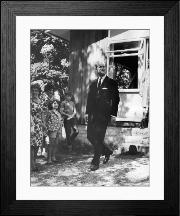 Framed Print : Prince Philip, Duke of Edinburgh, has a whirlwind tour of the Lake District Framed Print : Prince Philip, Duke of Edinburgh, has a whirlwind tour of the Lake District