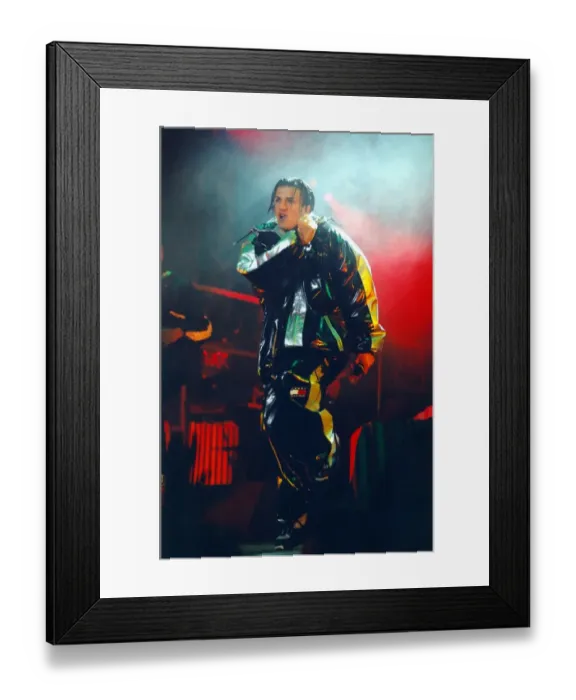 Framed Print : Peter Andre during his concert at the Newcastle City Hall. March 1997