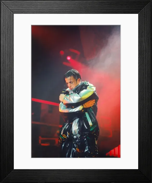 Framed Print : Peter Andre during his concert at the Newcastle City Hall. March 1997