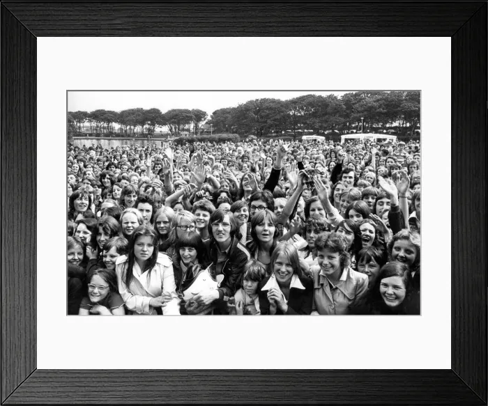 Framed Print : The crowd that gathered for the BBC Road Show in South Shields in 1975 Framed Print : The crowd that gathered for the BBC Road Show in South Shields in 1975