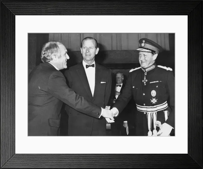 Framed Print : Prince Philip, Duke of Edinburgh, at the Variety Club Ball in Newcastle 19th May Framed Print : Prince Philip, Duke of Edinburgh, at the Variety Club Ball in Newcastle 19th May