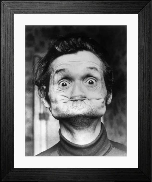 Framed Print : Customs Gurning. June 1973 P033487 Framed Print : Customs Gurning. June 1973 P033487