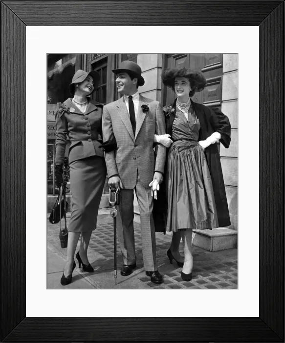 Framed Print : Clothing: Mannequins: Coming up as a strong fashion favourtie this year is Ladies Day Framed Print : Clothing: Mannequins: Coming up as a strong fashion favourtie this year is Ladies Day