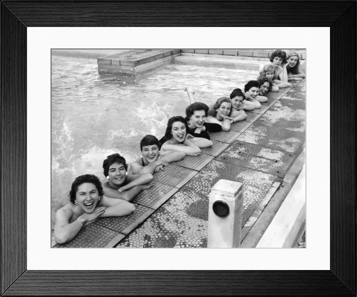 Framed Print : Holidays: Avis Ashby, Audrey Bishop, Pam Davison, Sheila Jamson, Anne Fryer, Pamela Rowe
