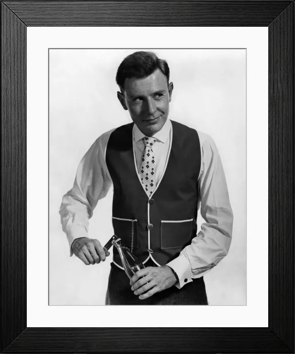 Framed Print : Clothing: Fashion: Menswear: Waistcoats. August 1958 Framed Print : Clothing: Fashion: Menswear: Waistcoats. August 1958