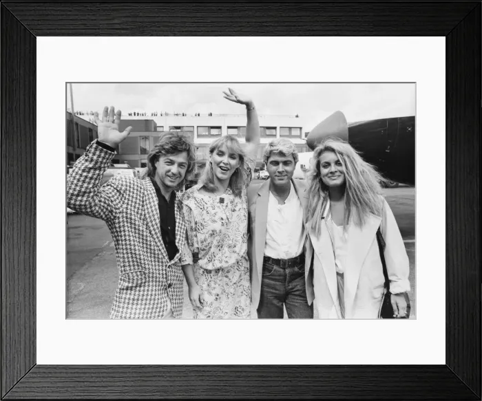 Framed Print : Members of Bucks Fizz - Bobby Gee, Cheryl Baker, Mike Nolan Framed Print : Members of Bucks Fizz - Bobby Gee, Cheryl Baker, Mike Nolan