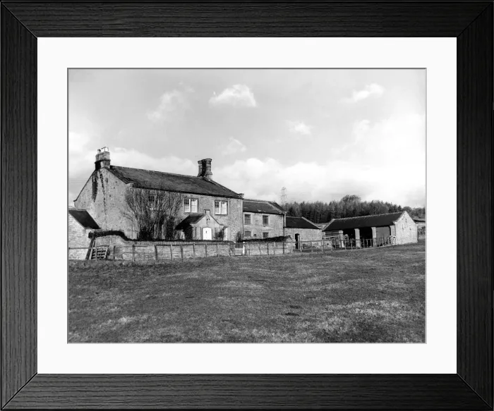 Framed Print : High Barnes Farm Wall, where the Ridley family have farmed for more than 100 years
