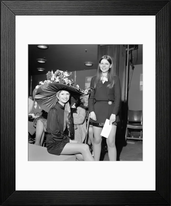 Framed Print : Mad Hat: The London Tourist Board in London held the finals of their Easter Bonnet Framed Print : Mad Hat: The London Tourist Board in London held the finals of their Easter Bonnet