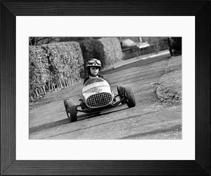 Framed Print : 7 year-old Andrew Cottam of Broughton Cottage, Broughton, (Shropshire) is very lucky Framed Print : 7 year-old Andrew Cottam of Broughton Cottage, Broughton, (Shropshire) is very lucky