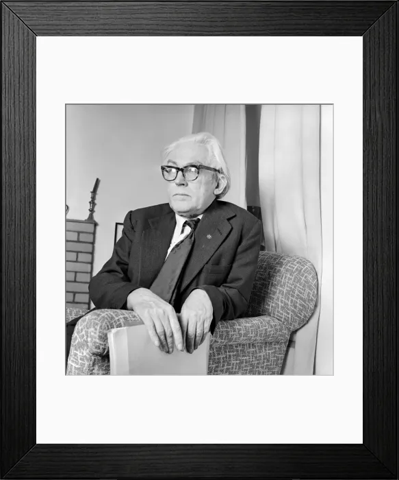 Framed Print : James Callagham: Labour Party MP. September 1974 S74-5663a-005 Framed Print : James Callagham: Labour Party MP. September 1974 S74-5663a-005