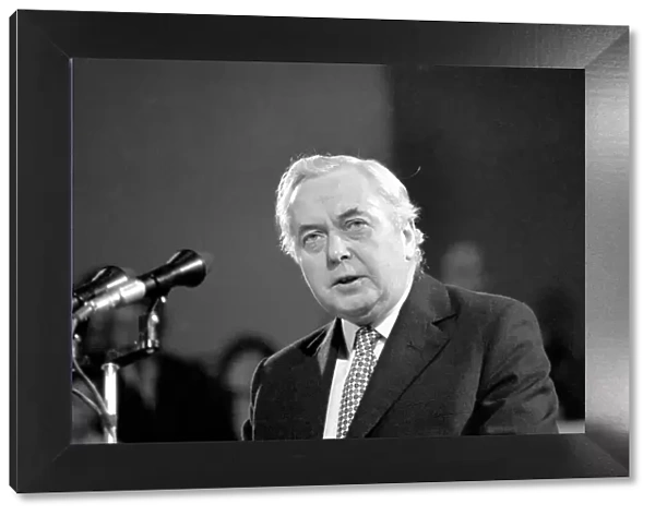 Labour Party Conference: Prime Minister Harold Wilson; Party Leader