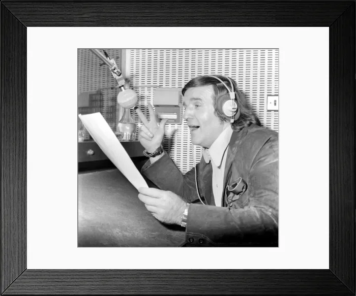 Framed Print : Disc Jockey Alan Freeman. October 1974 S74-6319-001 Framed Print : Disc Jockey Alan Freeman. October 1974 S74-6319-001