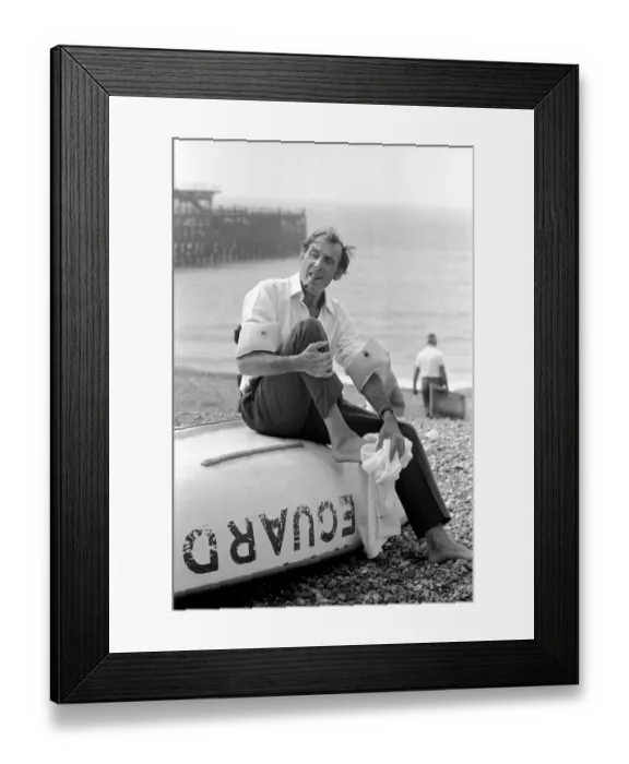 Framed Print : Eric Sykes. Comedian. August 1974 S74-4701-004