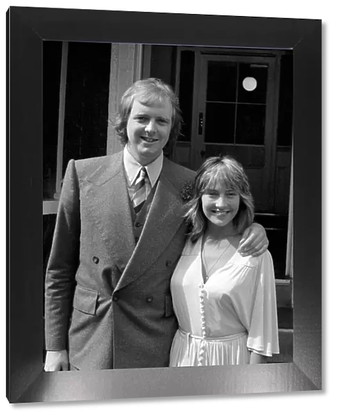 Wedding: Composer Tim Rice to Jane McIntosh. August 1974 S74-4959-004