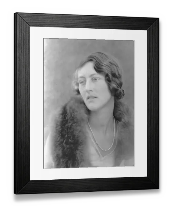 Framed Print : Portrait of Miss M Turner August 1933 1007 Framed Print : Portrait of Miss M Turner August 1933 1007