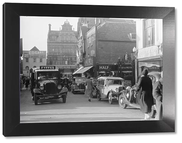 A busy Kingston upon Thames street scene circa 1939