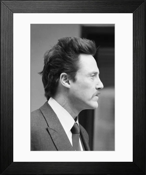 Framed Print : Actor Christopher Walken seen here in London March 1987