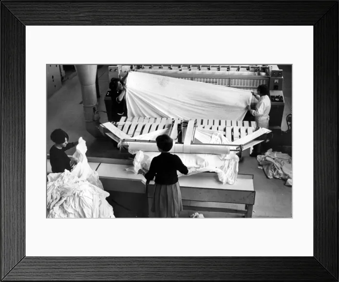 Framed Print : Whitley Hospital laundry, Coventry. 6th May 1966 Framed Print : Whitley Hospital laundry, Coventry. 6th May 1966