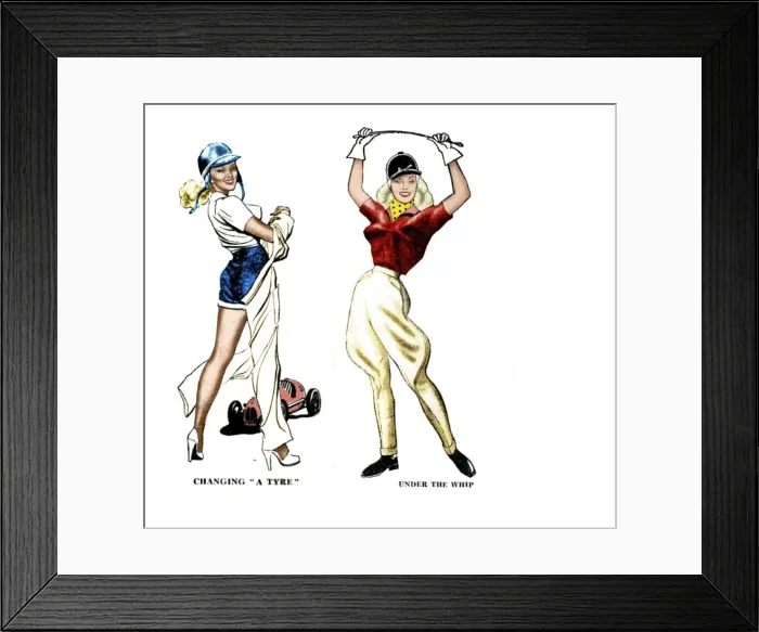 Framed Print : Leading Lucy Astray cartton which appeared in the Sunday Pictorial in the early 1950s Framed Print : Leading Lucy Astray cartton which appeared in the Sunday Pictorial in the early 1950s