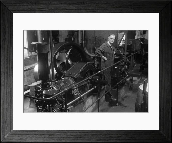 Framed Print : Alfieri. Watermota Marine Engine and Mickey. October 2nd 1940 Framed Print : Alfieri. Watermota Marine Engine and Mickey. October 2nd 1940