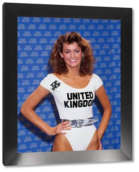 Kirsty Roper November 1988 Miss United Kingdom beauty queen