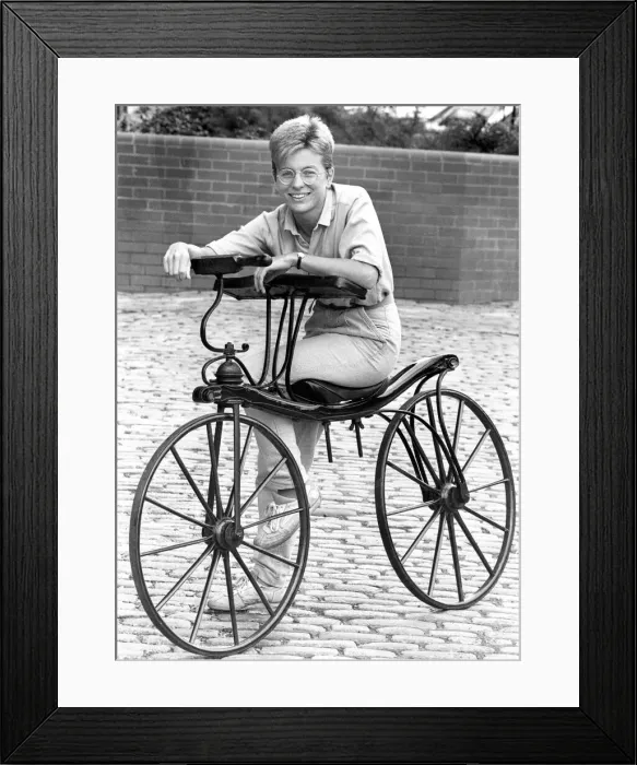 Framed Print : One of the most famouse bicycles still in existence is the 1819 hobby horse which Framed Print : One of the most famouse bicycles still in existence is the 1819 hobby horse which
