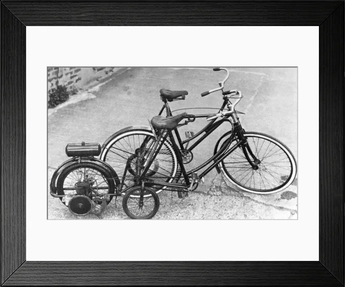 Framed Print : The 1921 wall auto wheel rudge sociable bicycle Framed Print : The 1921 wall auto wheel rudge sociable bicycle