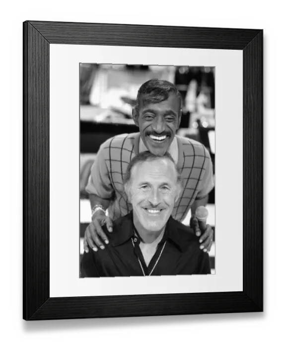 Framed Print : Sammy Davis Jnr. and Bruce Forsyth together again for a one hour television spectacular Framed Print : Sammy Davis Jnr. and Bruce Forsyth together again for a one hour television spectacular