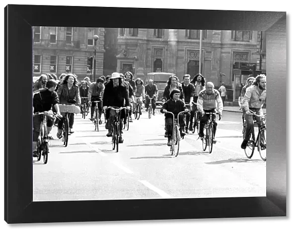 An anti pollution parade through Newcastle in 1974
