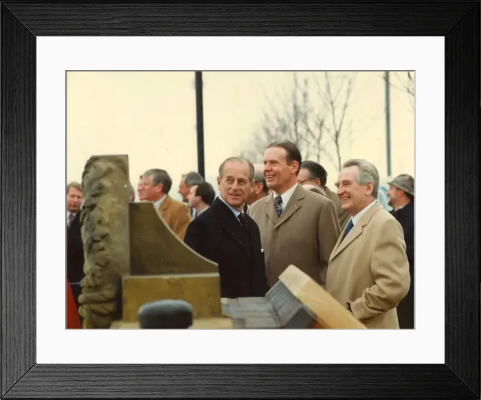 Framed Print : Prince Philip, Duke of Edinburgh, during his visit to Newcastle Business Park 15th Framed Print : Prince Philip, Duke of Edinburgh, during his visit to Newcastle Business Park 15th