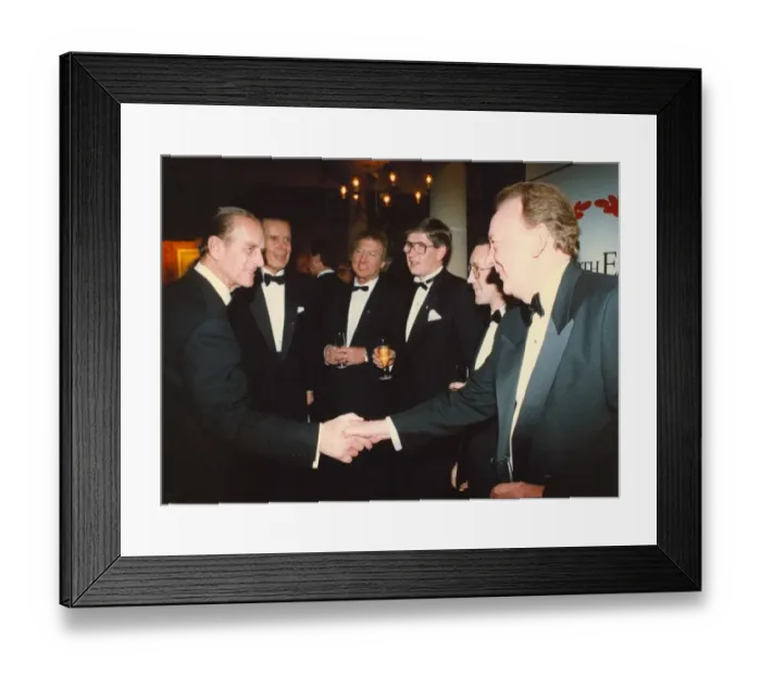 Framed Print : Prince Philip, Duke of Edinburgh, at the Journals North East Businessman of the Year