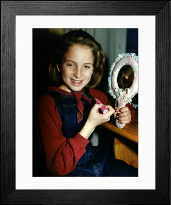 Framed Print : Walton Sextuplets Jenny Walton actress who loves make up November 1992 Framed Print : Walton Sextuplets Jenny Walton actress who loves make up November 1992