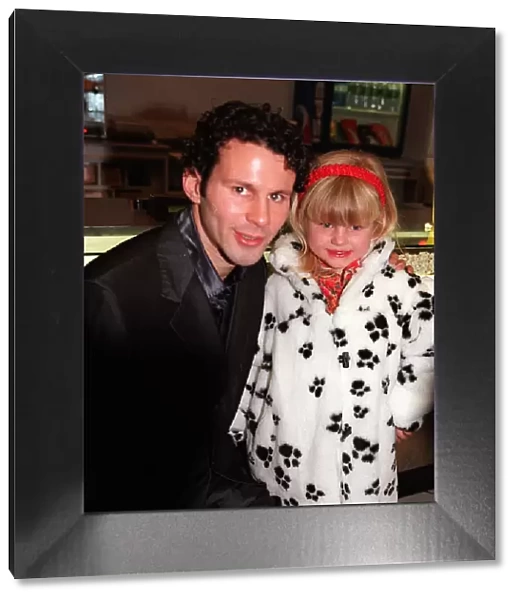 Ryan Giggs on the town with his sister Bethany 17 December 1997 at the premiere of