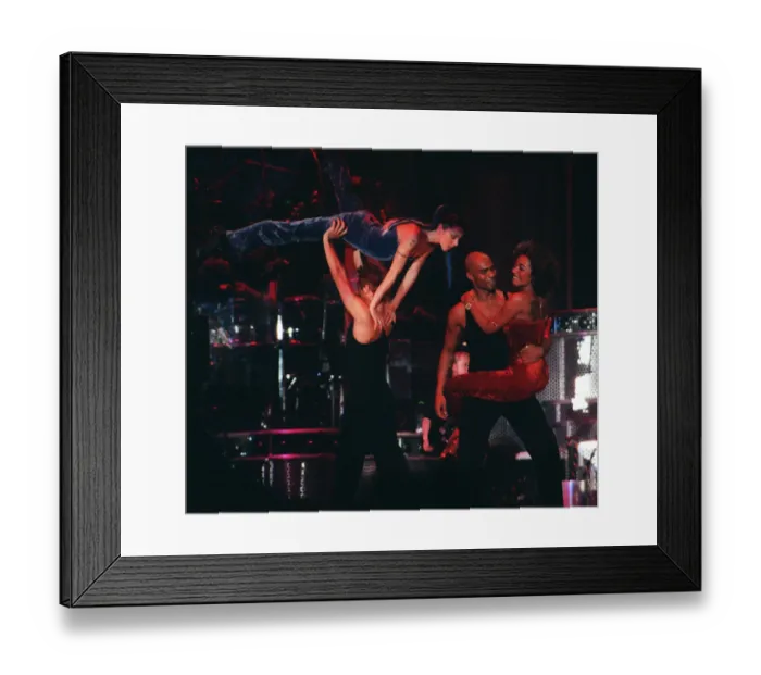 Framed Print : Spice Girls April 1998 in concert at the SECC Glasgow Mel c
