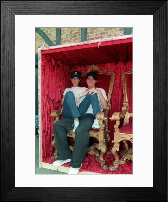 Framed Print : Fee £250 Per Image David Beckham and Victoria Adams in July 1999 Framed Print : Fee £250 Per Image David Beckham and Victoria Adams in July 1999