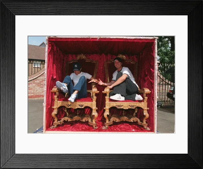 Framed Print : Fee £250 Per Image Wedding Throne Chairs July 1999 which were