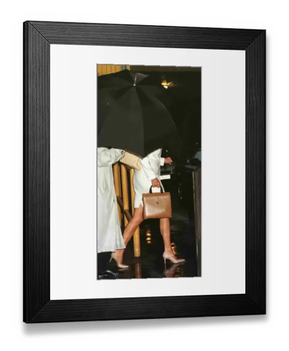 Framed Print : Diana, Princess of Wales arriving back at Heathrow Airport in London following her short Framed Print : Diana, Princess of Wales arriving back at Heathrow Airport in London following her short